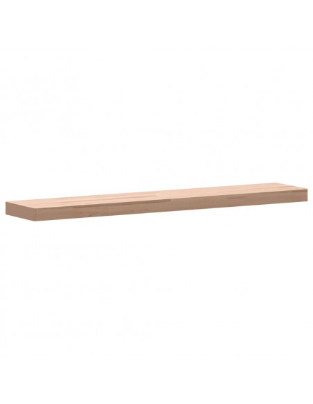 Mensola a Parete 100x20x4 cm in Legno Massello di Faggio