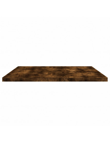 Mensole Parete 4pz Rovere Fumo 80x40x1,5 cm Legno Multistrato