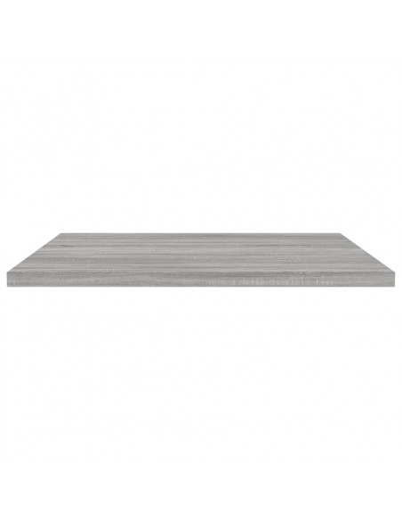 Mensole Parete 4pz Grigio Sonoma 40x50x1,5cm Legno Multistrato