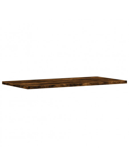 Mensole Parete 4pz Rovere Fumo 60x30x1,5 cm Legno Multistrato