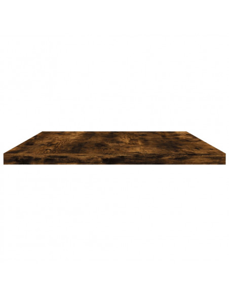 Mensole Parete 4pz Rovere Fumo 60x30x1,5 cm Legno Multistrato
