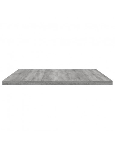 Mensole Parete 4pz Grigio Sonoma 80x40x1,5cm Legno Multistrato