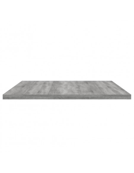 Mensole Parete 4pz Grigio Sonoma 80x40x1,5cm Legno Multistrato