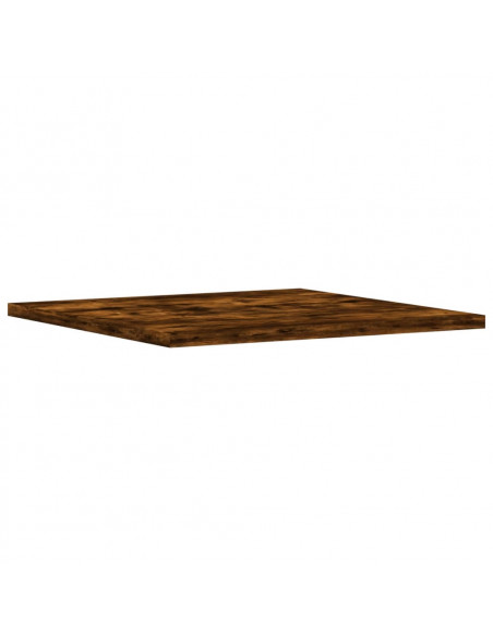 Mensole Parete 4pz Rovere Fumo 40x40x1,5 cm Legno Multistrato