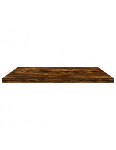 Mensole Parete 4pz Rovere Fumo 40x40x1,5 cm Legno Multistrato
