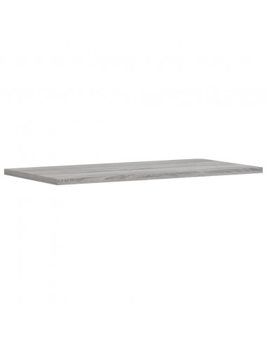Mensole Parete 4pz Grigio Sonoma 60x30x1,5cm Legno Multistrato