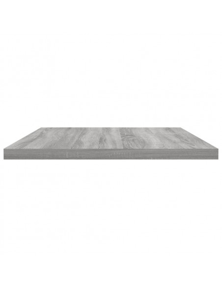 Mensole Parete 4pz Grigio Sonoma 60x30x1,5cm Legno Multistrato