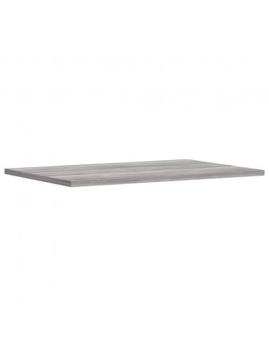 Mensole Parete 4pz Grigio Sonoma 60x40x1,5 cm Legno Multistrato