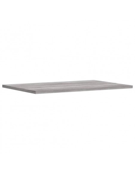 Mensole Parete 4pz Grigio Sonoma 60x40x1,5 cm Legno Multistrato