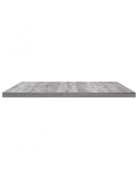 Mensole Parete 4pz Grigio Sonoma 60x40x1,5 cm Legno Multistrato