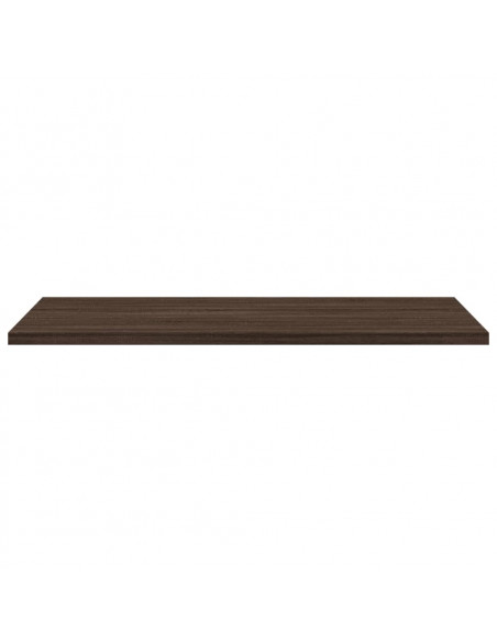 Mensole Parete 4pz Rovere Marrone 60x40x1,5cm Legno Multistrato