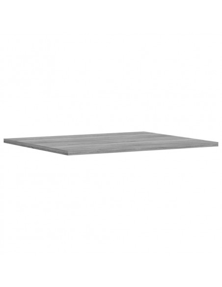 Mensole Parete 4pz Grigio Sonoma 60x50x1,5cm Legno Multistrato