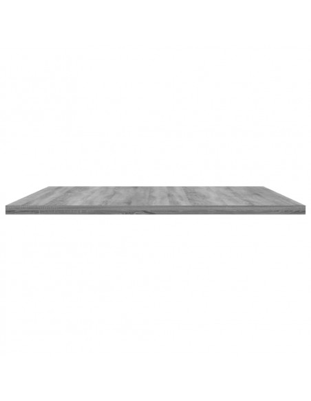 Mensole Parete 4pz Grigio Sonoma 60x50x1,5cm Legno Multistrato