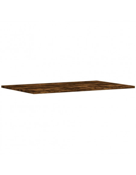 Mensole Parete 4pz Rovere Fumo 80x50x1,5 cm Legno Multistrato