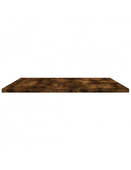 Mensole Parete 4pz Rovere Fumo 80x50x1,5 cm Legno Multistrato