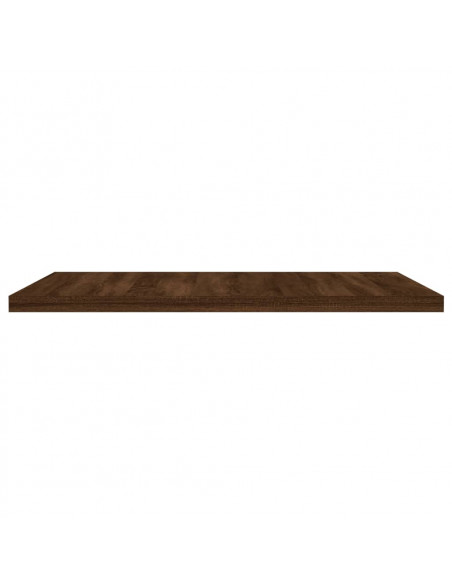Mensole Parete 4pz Rovere Marrone 40x40x1,5cm Legno Multistrato