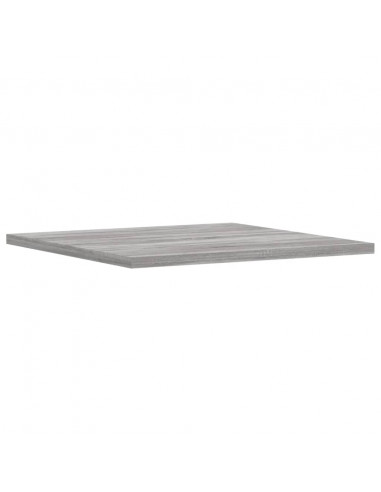 Mensole Parete 4pz Grigio Sonoma 40x40x1,5cm Legno Multistrato