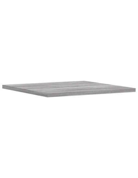 Mensole Parete 4pz Grigio Sonoma 40x40x1,5cm Legno Multistrato