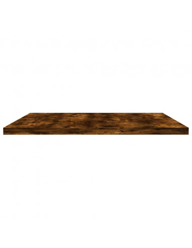 Mensole Parete 4pz Rovere Fumo 60x40x1,5 cm Legno Multistrato