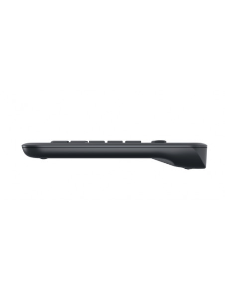 Logitech K400 Plus Tv tastiera Casa RF Wireless QWERTY Spagnolo Nero