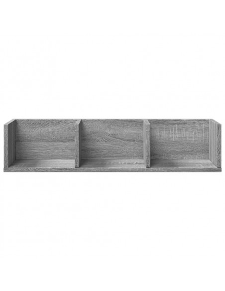 Mobile Pensile Grigio Sonoma 75x18x16,5 cm in Legno Multistrato