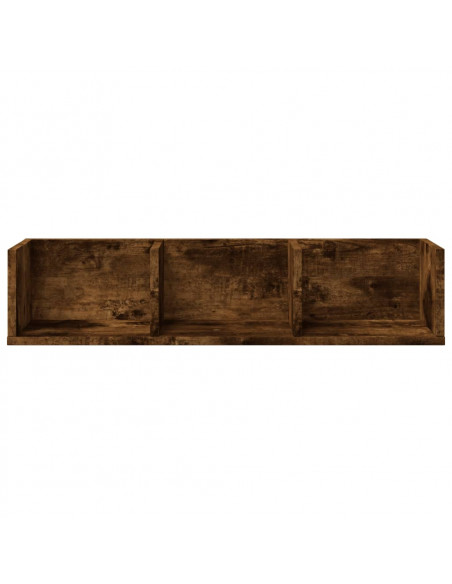 Armadietto a Muro Rovere Fumo 75x18x16,5cm in Legno Multistrato