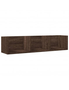 Armadietto a Muro Rovere Marrone 75x18x16,5cm Legno Multistrato 2