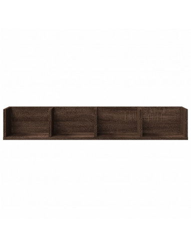 Armadietto a Muro Rovere Marrone 99x18x16,5cm Legno Multistrato