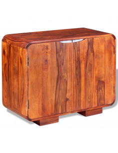 Credenza in Legno Massello di Sheesham 75x35x60 cm 2
