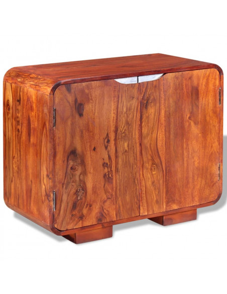 Credenza in Legno Massello di Sheesham 75x35x60 cm