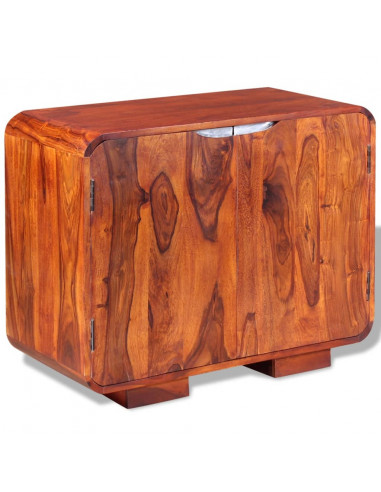 Credenza in Legno Massello di Sheesham 75x35x60 cm