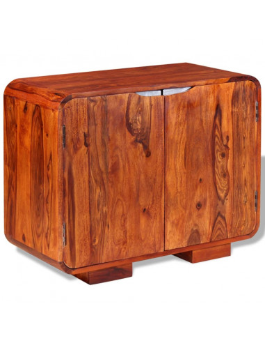 Credenza in Legno Massello di Sheesham 75x35x60 cm