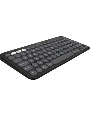 Logitech Pebble Keys 2 K380s tastiera Universale RF senza fili + Bluetooth QWERTY Italiano Grafite