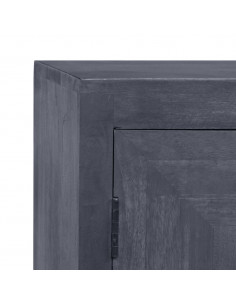 Credenza in Legno Massello di Mango 60x30x76 cm 2