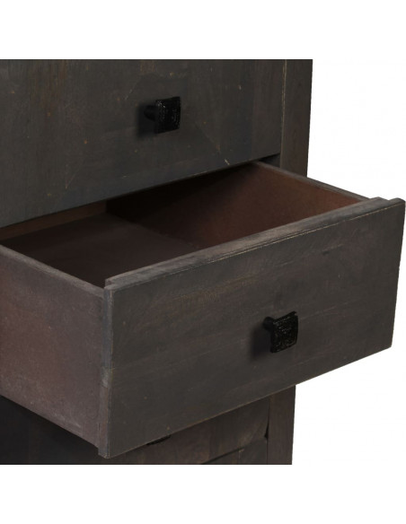 Credenza in Legno Massello di Mango 40x40x91 cm