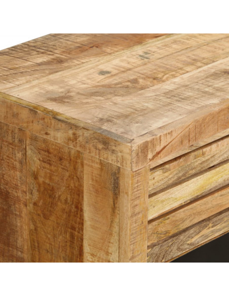 Credenza in Legno Massello di Mango 160x40x80 cm