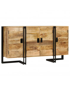 Credenza in Legno Massello di Mango 150x40x80 cm 2