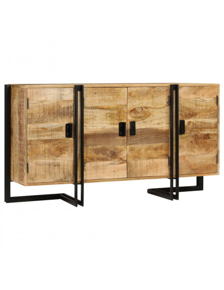 Credenza in Legno Massello di Mango 150x40x80 cm