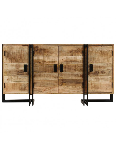 Credenza in Legno Massello di Mango 150x40x80 cm
