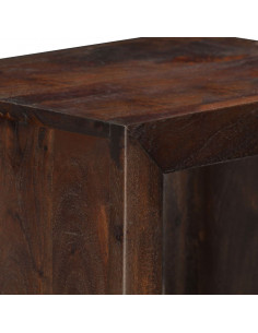 Mobiletto Consolle in Legno Massello di Acacia 40x30x110 cm 2