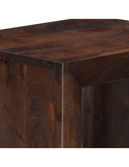 Mobiletto Consolle in Legno Massello di Acacia 40x30x110 cm