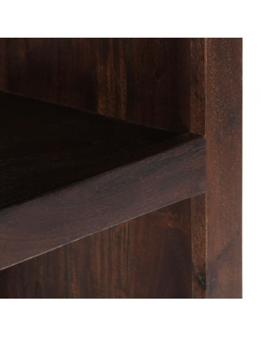 Mobiletto Consolle in Legno Massello di Acacia 40x30x110 cm