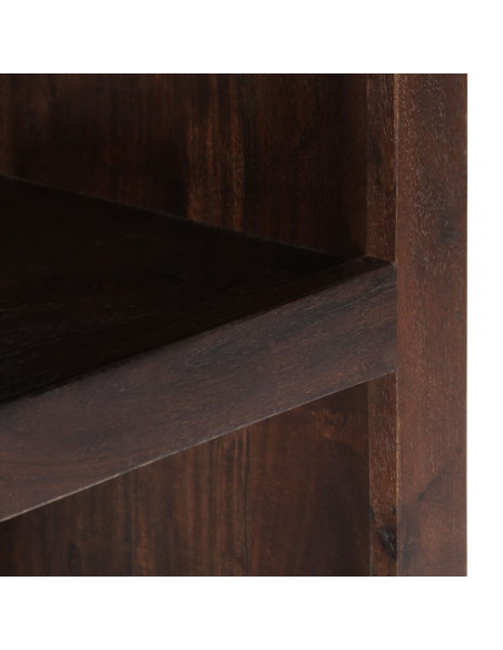 Mobiletto Consolle in Legno Massello di Acacia 40x30x110 cm