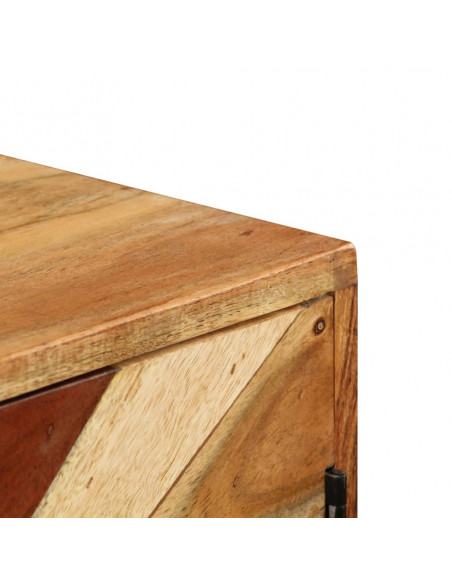 Credenza in Legno Massello di Mango 85x30x75 cm