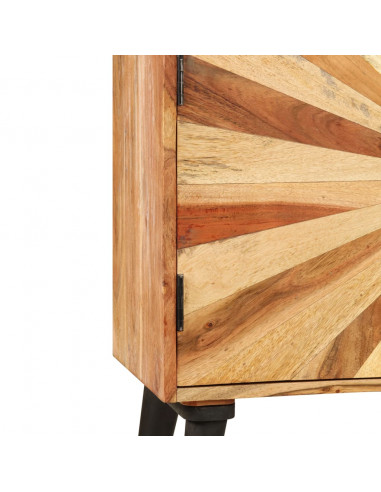 Credenza in Legno Massello di Mango 85x30x75 cm