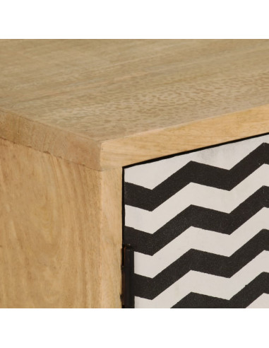 Credenza 120x30x75 cm Legno Massello di Mango