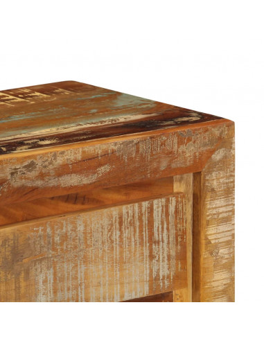 Credenza 120x30x75 cm Legno Massello di Recupero
