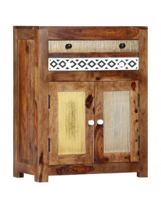 Credenza 60x30x75 cm in Legno Massello di Sheesham 2