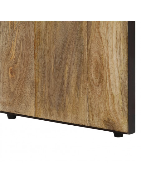 Credenza 120x30x75 cm in Legno Massello di Mango