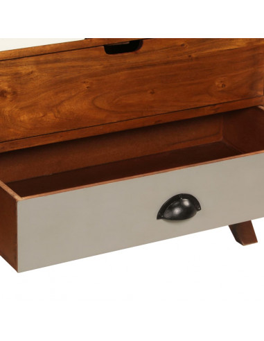 Credenza 115x35x86 cm Legno Massello di Acacia